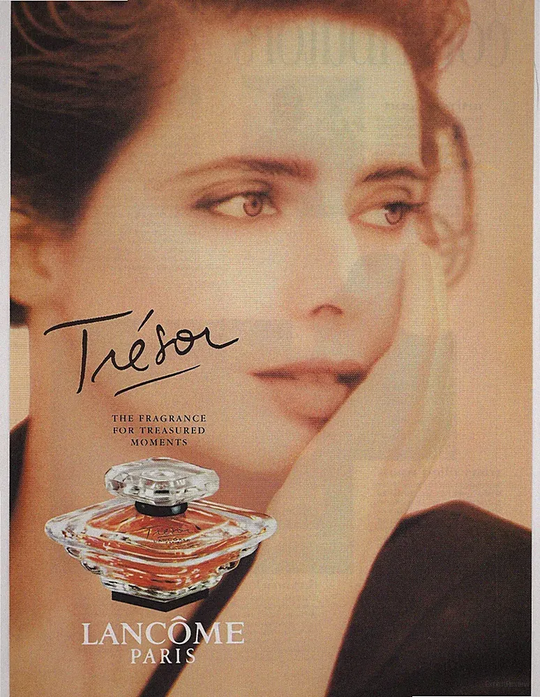 1995 Tresor By Lancome Paris Print Ad Fragrance For Treasured Moments