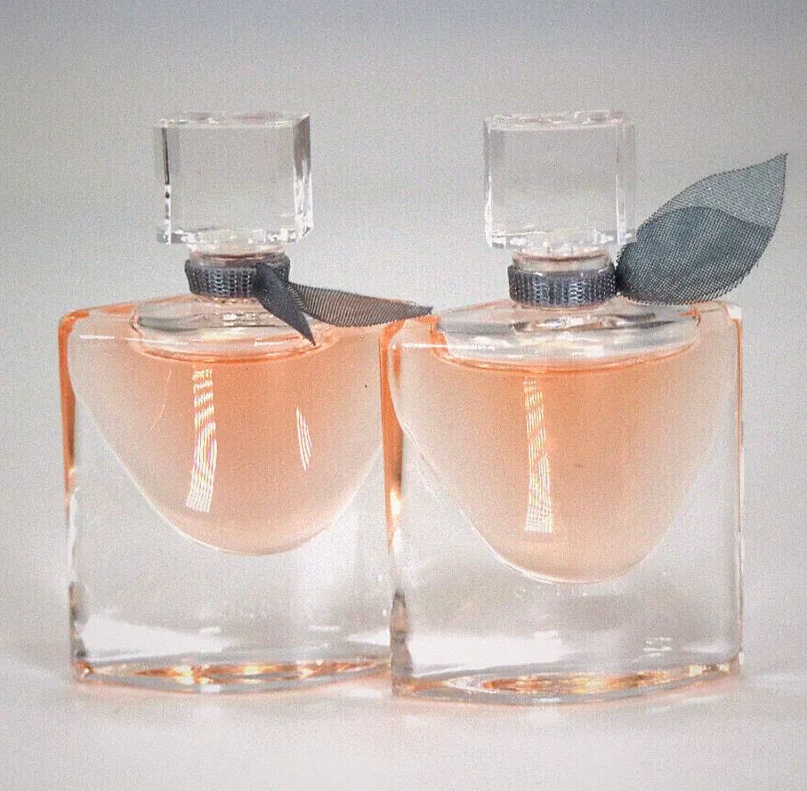 2x Lancome La Vie Est Belle Eau De Parfum 0.13 oz/4 ml MINI Travel Size Perfume