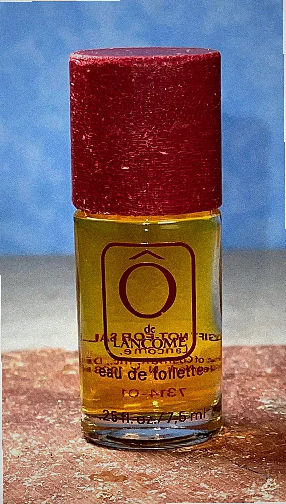 Ô de Lancôme Perfume by Lancôme Vintage MINIATURE .25oz Dab Full Cosmair Red Cap