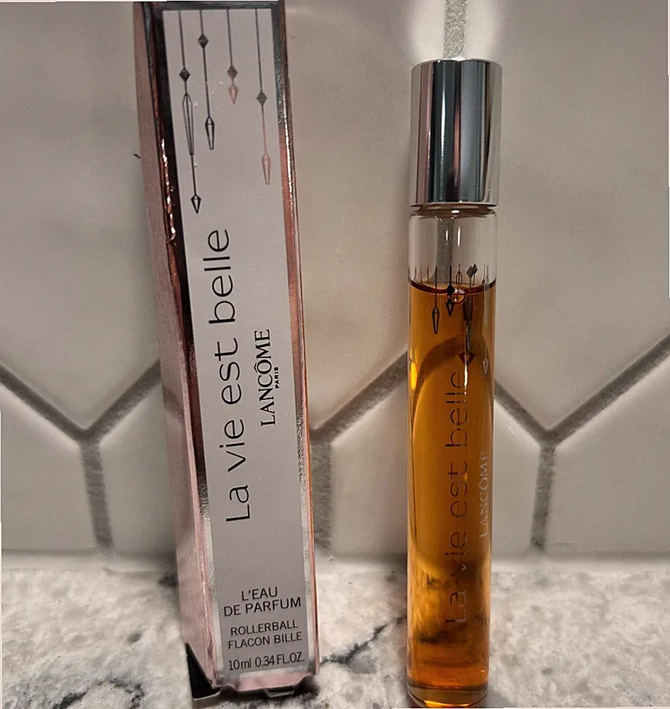 La Vie Est Belle Lancome Eau de Parfum 0.34oz/10 ML Rollerball Perfume Travel
