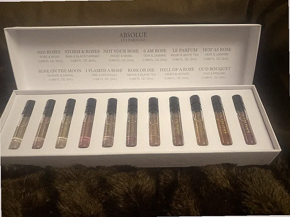 LANCOME Absolue LES PARFUMS Spray Sample Set of 11 Scents 2ml EACH SAMPLE NIB