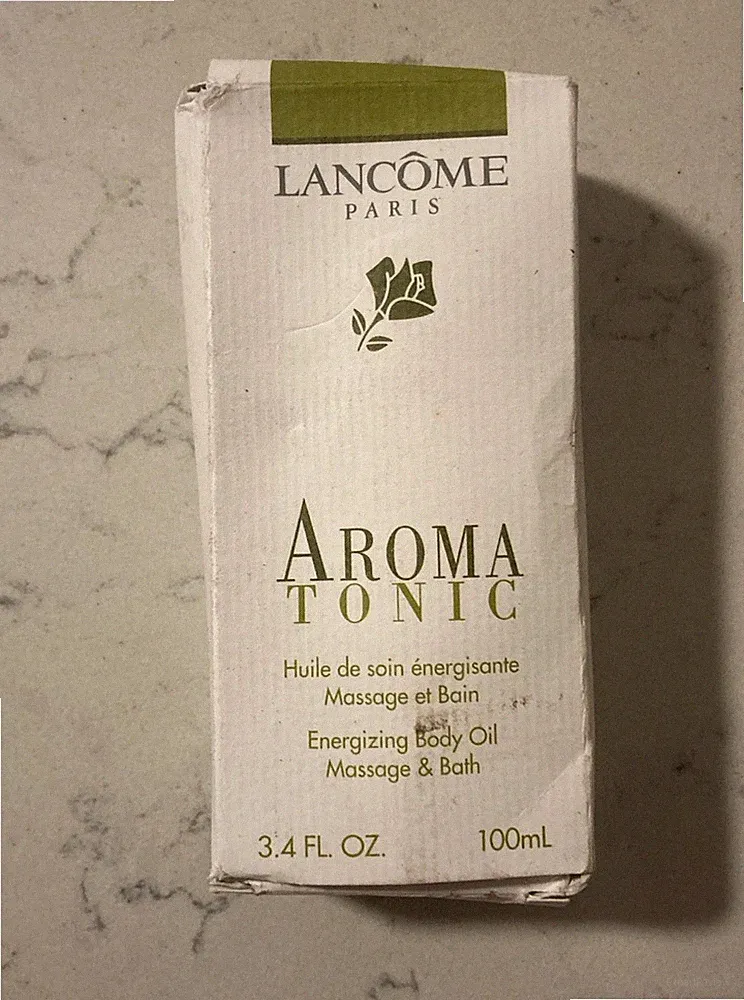 Lancome Aroma Tonic 3.4 oz Energizing Body Oil Massage & Bath New Open Box