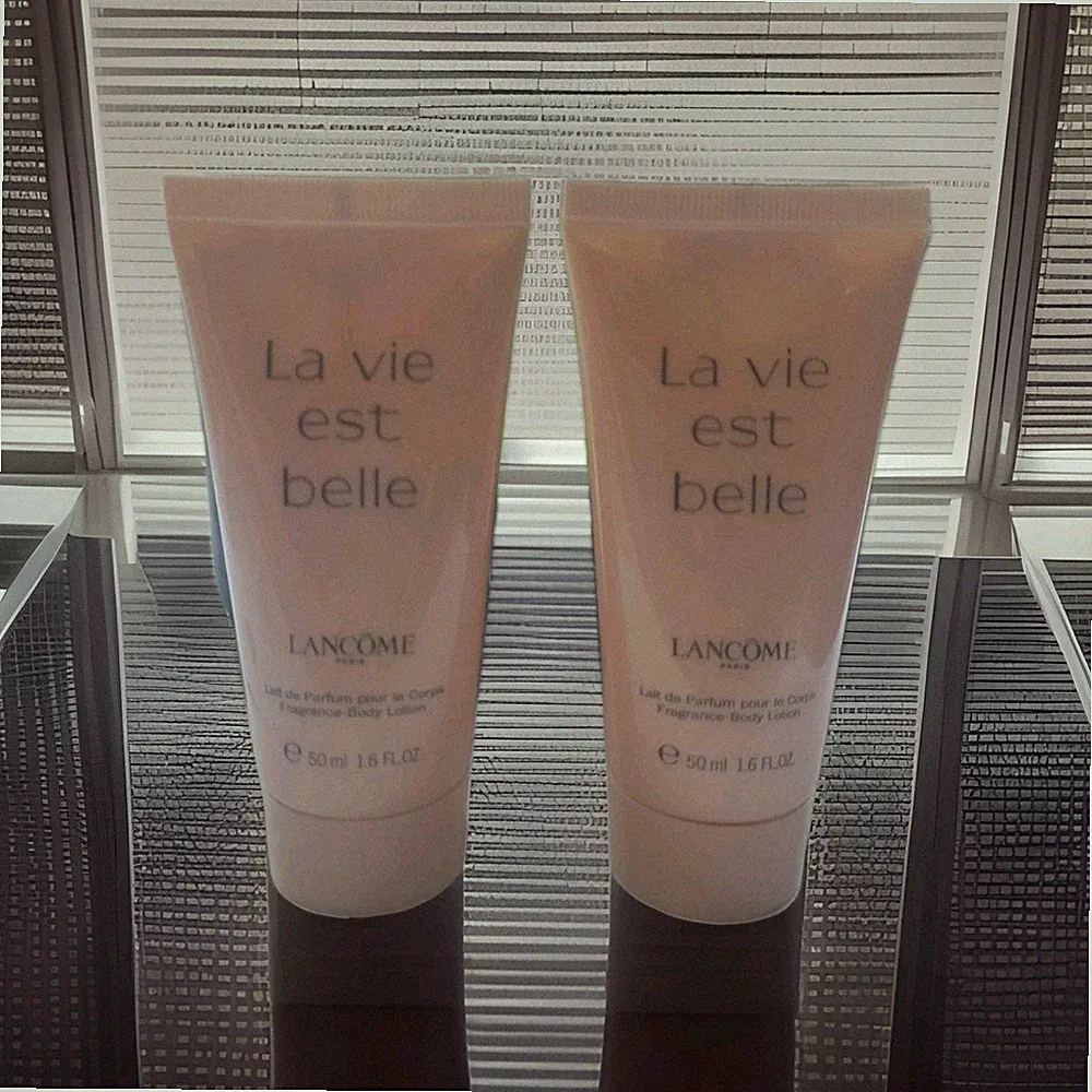 LANCOME La Vie Est Belle Fragrance-Body Lotion 1.6 FL. OZ./50ml-X2