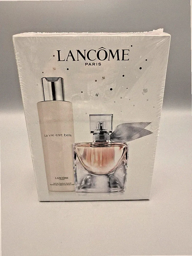 Lancome La Vie Est Belle Perfume Gift Set (Spray & Body Lotion) *New* FREE SHIP
