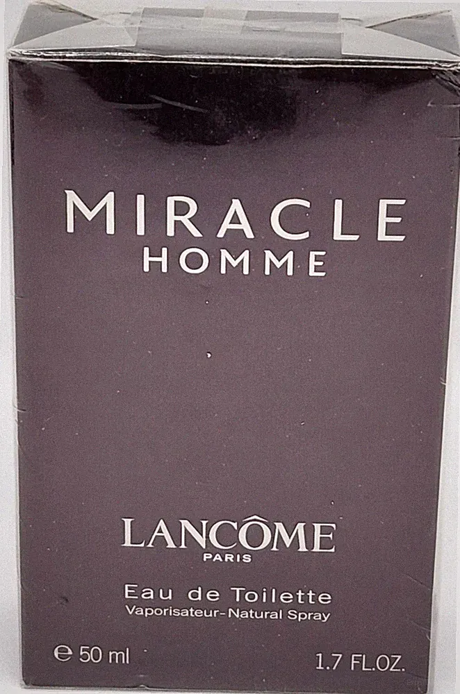 Miracle Homme By Lancome Eau de Toilette Spray For Men 1.7 fl oz