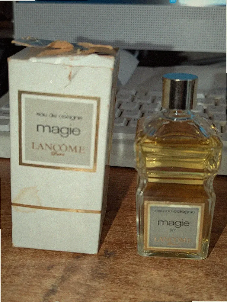 Vintage Magie 90 Lancome Eau De Cologne Splash Full Bottle 2 oz