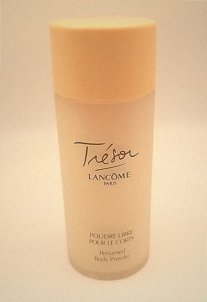 Vintage Rare Lancôme Trésor Perfumed Body Powder Discontinued Paris